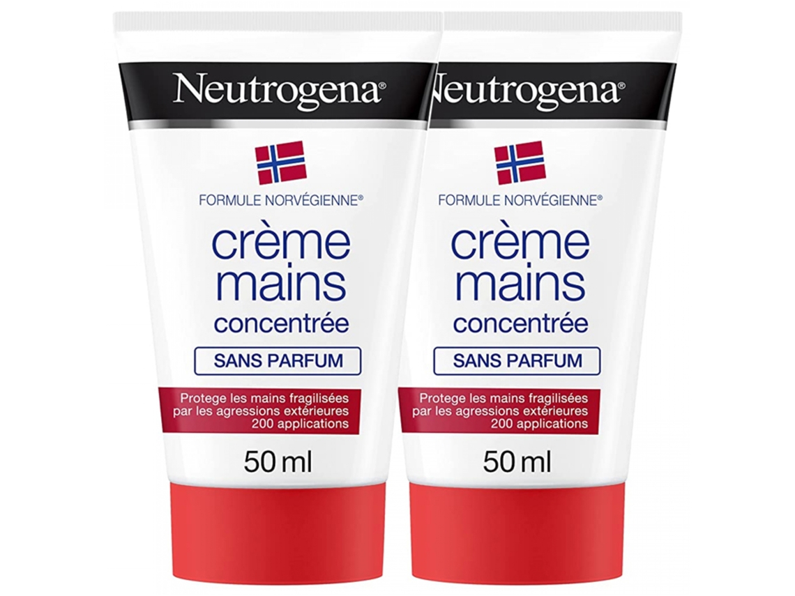 Creme de Mãos Concentrado Sem Perfume Lote de 2 X 50 Ml NEUTROGENA