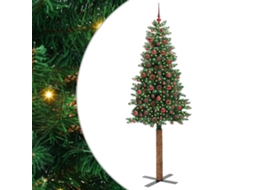 Vidaxl Árvore De Natal Slim Verde 210 Cm