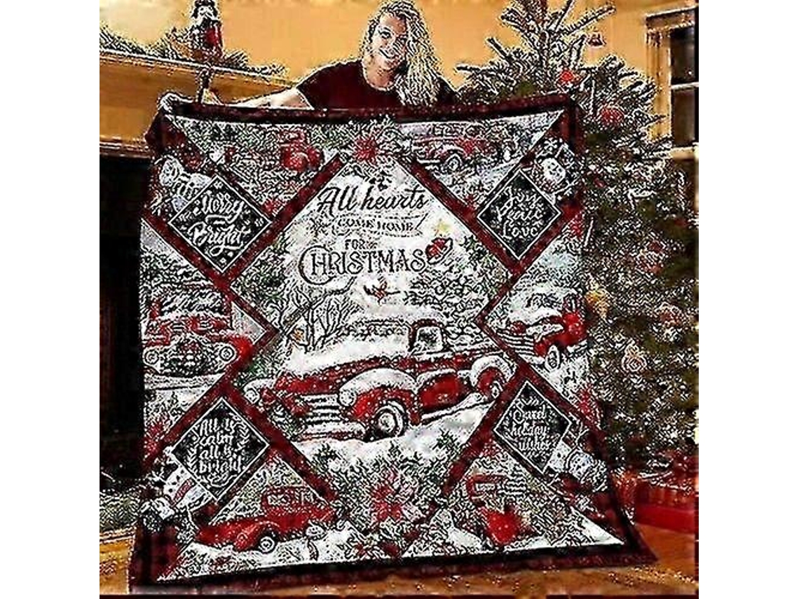 Manta De Flanela Para Decoração De Natal, Macia, Ideal Para Presentear Ou Decorar O Sofá Hengjian (dh 144)