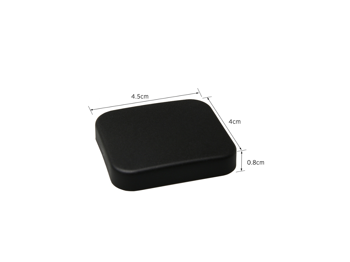 Tampa protetora de lente para GoPro Hero 5/6/7, preta, à prova d'água, material de policarbonato, resistente à poeira e à água.