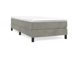 Box Spring Bed, Box Spring Beds Vidaxl Cinzeto Veludo (100 X 200 Cm)