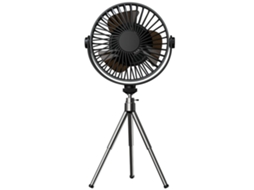 Ventilador Portátil Tripé Usb Recarregável 3 Velocidades