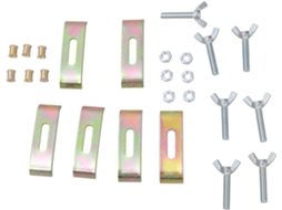 Kit Com 6 Suportes Para Pia De Embutir, Ideais Para Cozinha E Banheiro. Clipe De Fixação Seguro Para Pia, Com Parafusos