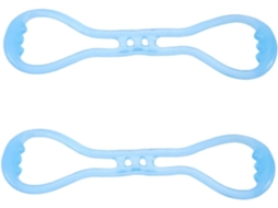 Vicasky 2 Unidades De Faixa Elástica Silicone Em Formato Figura Para Ioga, Ideal Alongamento E Exercícios Casa