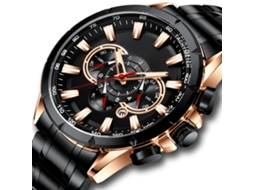 Reloj Hombre Curren 8363 Quartz Acero Inoxidable Cronógrafo Resistente Al Agua Fecha Luminoso