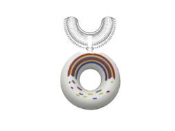 Escova De Dentes Infantil Kawaii Com Limpeza Completa 360°, Formato Em U, Em Silicone, Para Cuidados Com A Saúde Bucal Das Crianças.