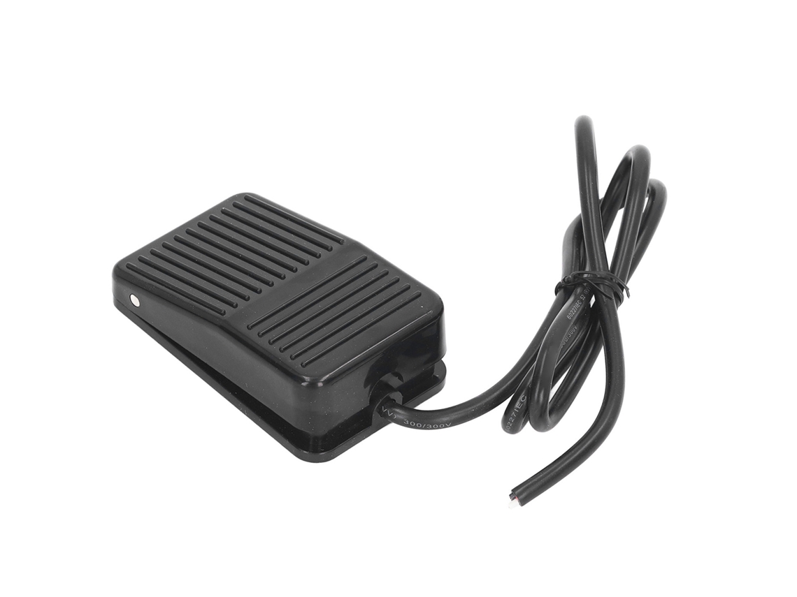 Laxiscreed Pedal De Pés Com Cabos, Contacto Fechado, Acabamento Prata Para Automação