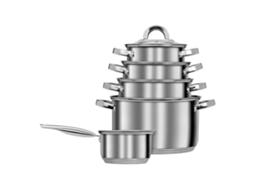 Bateria De Cozinha Smile Mgk 10 (aço Inoxidável 10 Peças Ø 16 Cm)