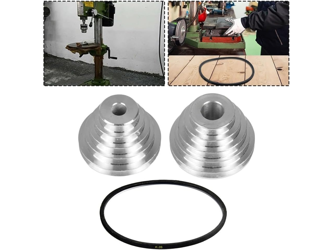 Kit De Polia Pagoda 14 Mm E Correia Em V, Roda Motriz Para Bancada, Peças