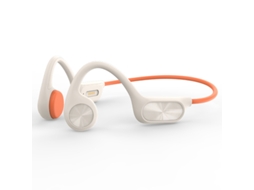 Auriculares Condução Óssea, Ipx8 Auriculares Natação À Prova Dágua, com Modos Duplos Bluetooth/mp3, Memória de 32 Gb SPQMENT (branco)