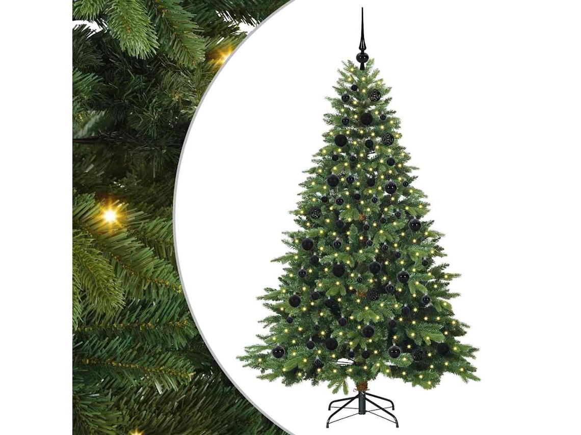 Conjunto 1 Decoração De Natal Vidaxl Verde Plástico (180 Cm)