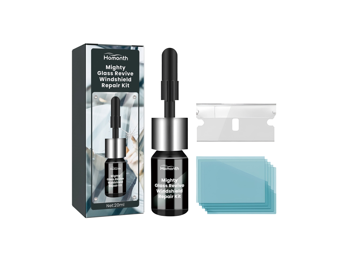 Kit Reparo Para brisas Homonth Fluido Adesivo