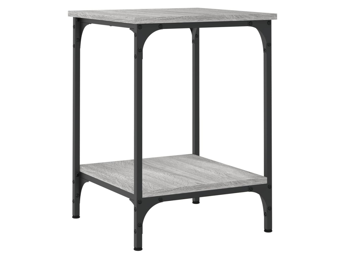 Mesa de Centro Derivados de Madeira Cinzento Sonoma MAISON EXCLUSIVE (40x40x55 cm)