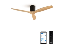 Create - Wind Calm - Ventilador De Teto Silencioso De 40 W Com Pás Técnicas Em Abs De Vários Tamanhos
