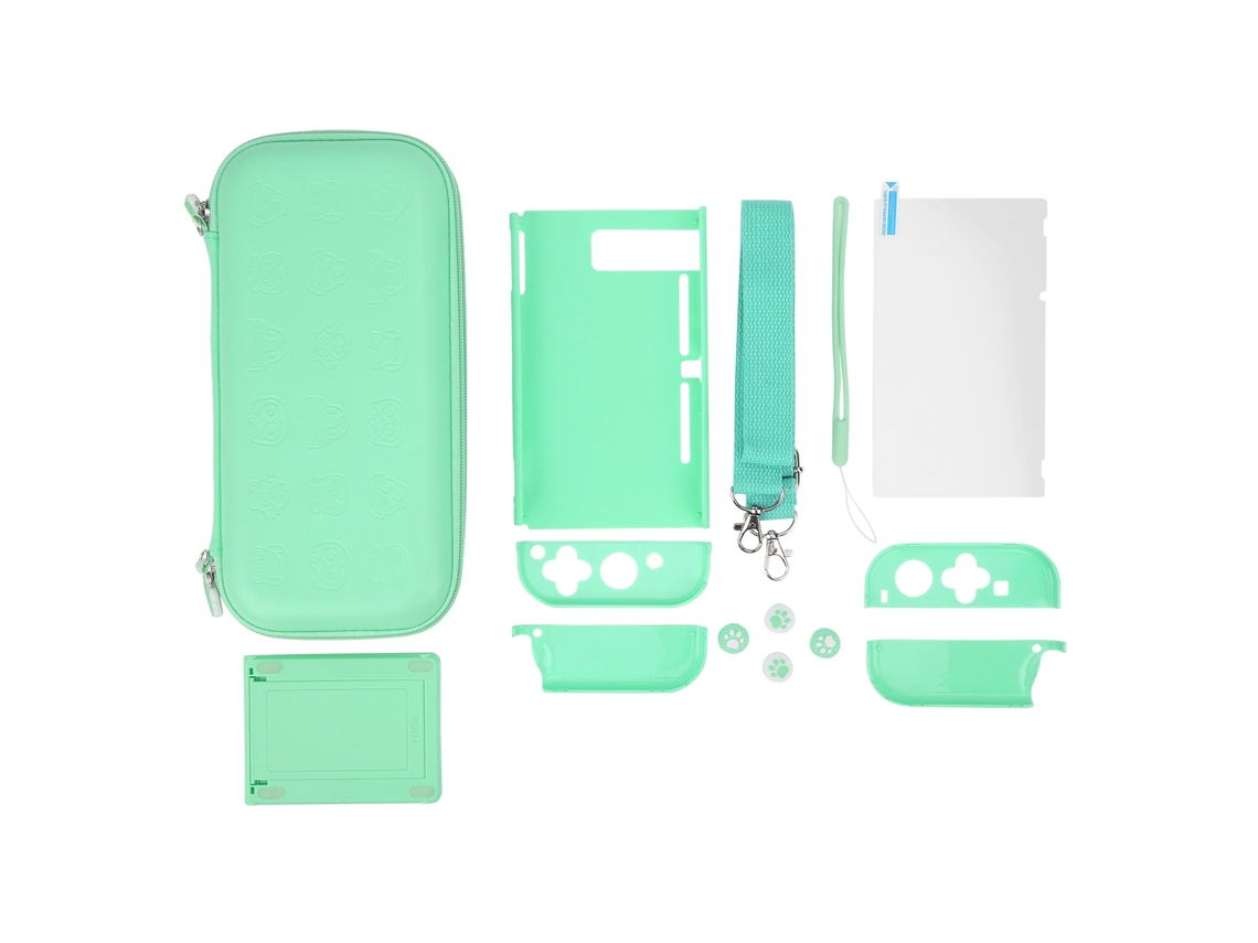 Mali protetor de Tela Case Bolsa Acessórios para Nintendo Green