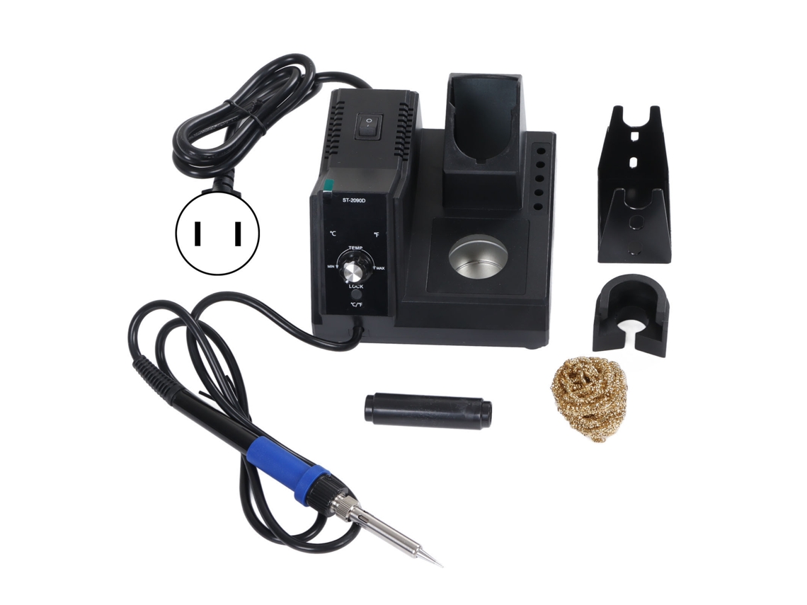 Estação de Solda 80w com Temperatura Constante Inteligente e Standby Automático Kit Us Plug 110v