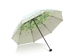 Guarda Chuva Sol E Chuva Spf 50, Plegável Viagem Anti Uv, Proteção Vento