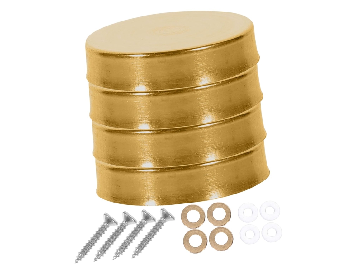 Sewacc 20 Peças Tampas De Parafuso Para Espelho, Pregos Decorativos Para Fixação De Espelhos, Parafusos De Aço