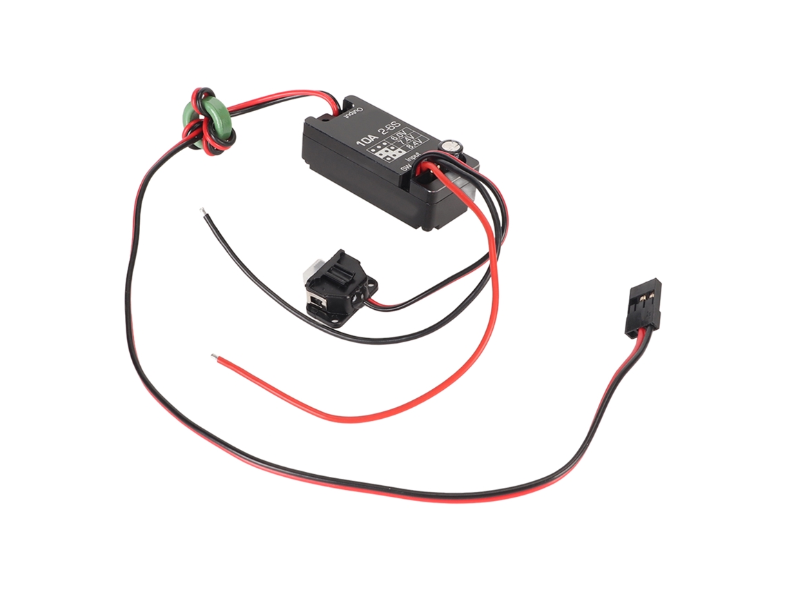 Ubec Regulável Chave Totalmente À Prova D'água 6v 7.4v 8.4v 10a Para Drone Fpv Rc Quadcopter Carro