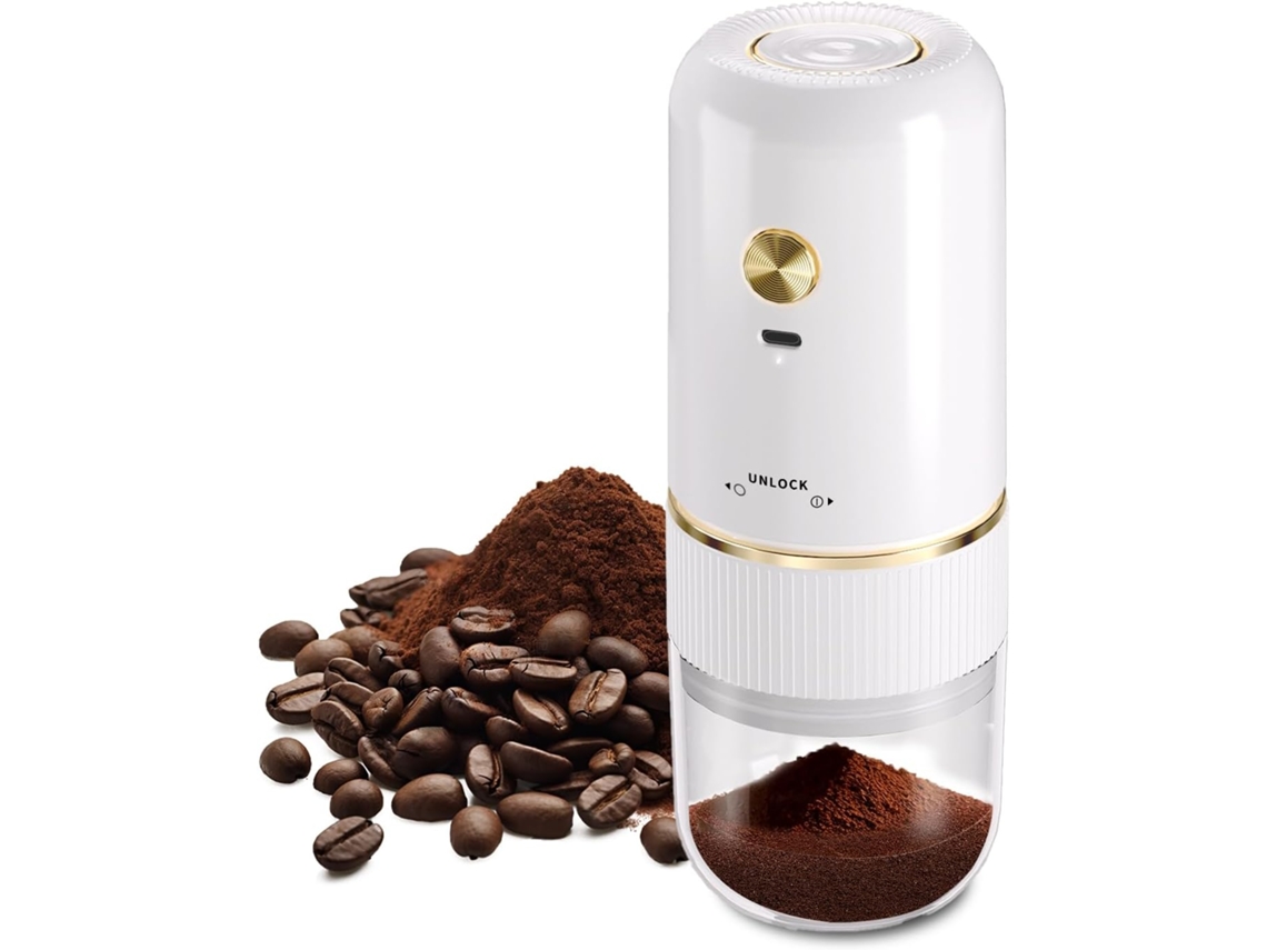 Moedor De Café Elétrico Portátil, Para Grãos De Café, Com Moagem Prática Para Espresso, Café Coado, Casa, Escritório E Viagens
