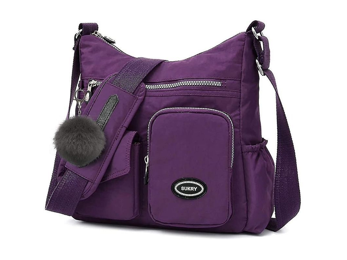 2026 bolsa Bandolera de Nylon para Mulher 2025 com Bolsinho Antirrobo Rfid Impermeável Borsa Viaje Mano