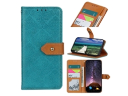 Capa De Couro Com Estampa Floral Europeia Para Nokia G22 4g