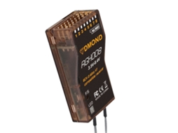 Receptor Rc Dmond Rgh008 2.4ghz 8ch Telemetria de Longo Alcance Compatível Graupner Hott+sumd Retorno Dados Bidirecional Drones Rc MDUG