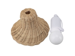 Luminária Rattan Moderna Nórdica Da Laxiscreed Para Decoração Elegante E Aconchegante