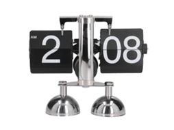 2026 Store reloj de Flipping de Cuarzo de Alto Precisión Estilo Retro Acero Inoxidable Operación Sencilla