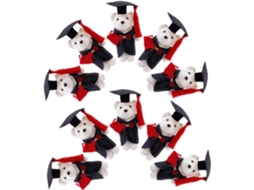 Lembrancinhas De Formatura: 10 Mini Ursos Pelúcia Para Decoração E