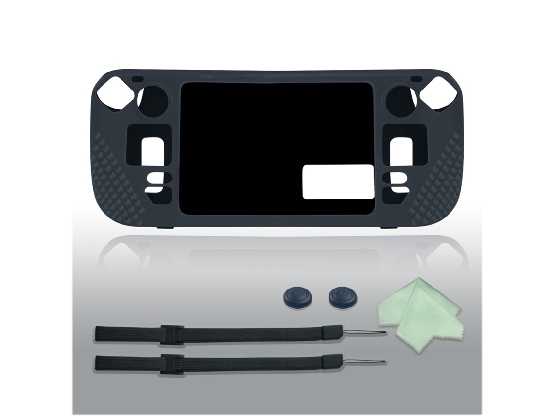Capa protetora para console de jogos com suporte duplo, resistente a arranhões, feita de silicone, capa única antiderrapante para console de jogos (par).