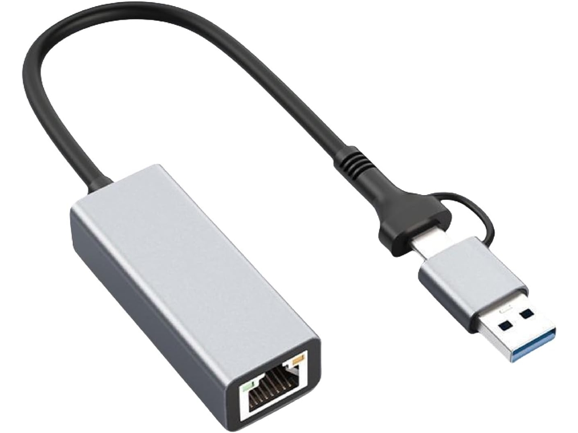 Rj45 1/2,5 Em Liga Alumínio, Plug And Play Para Múltiplos Dispositivos