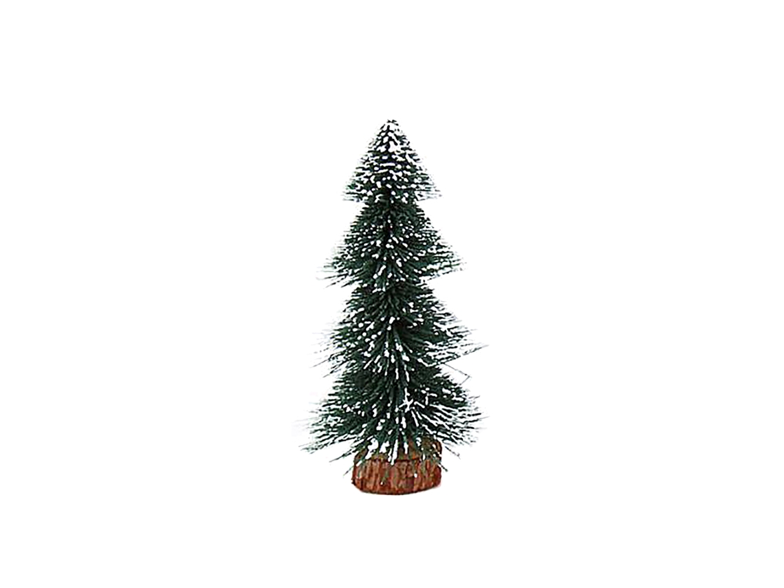 Árvore De Natal Miniatura Com Neve Para Decoração De Janela E Mesa