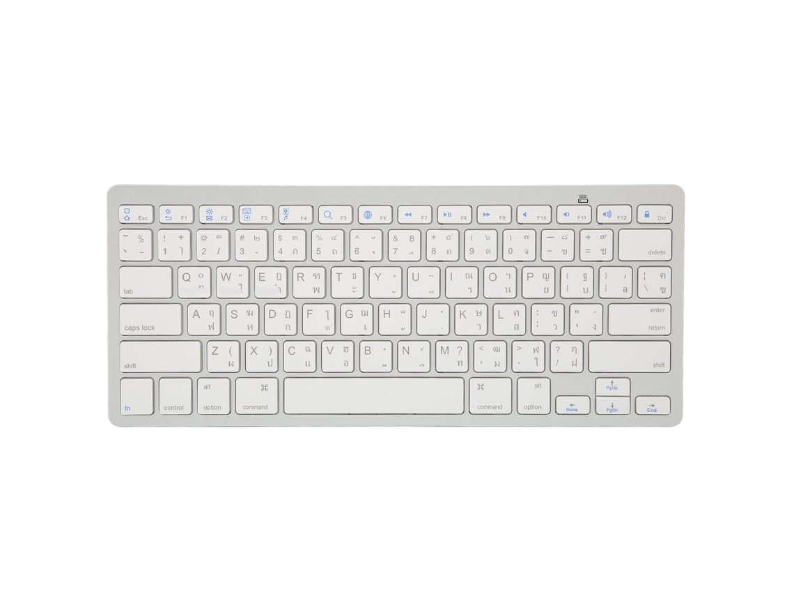 Teclado Gamer Portátil Ultra Fino Com 78 Teclas Sem Fio Para Os X Windows Pc