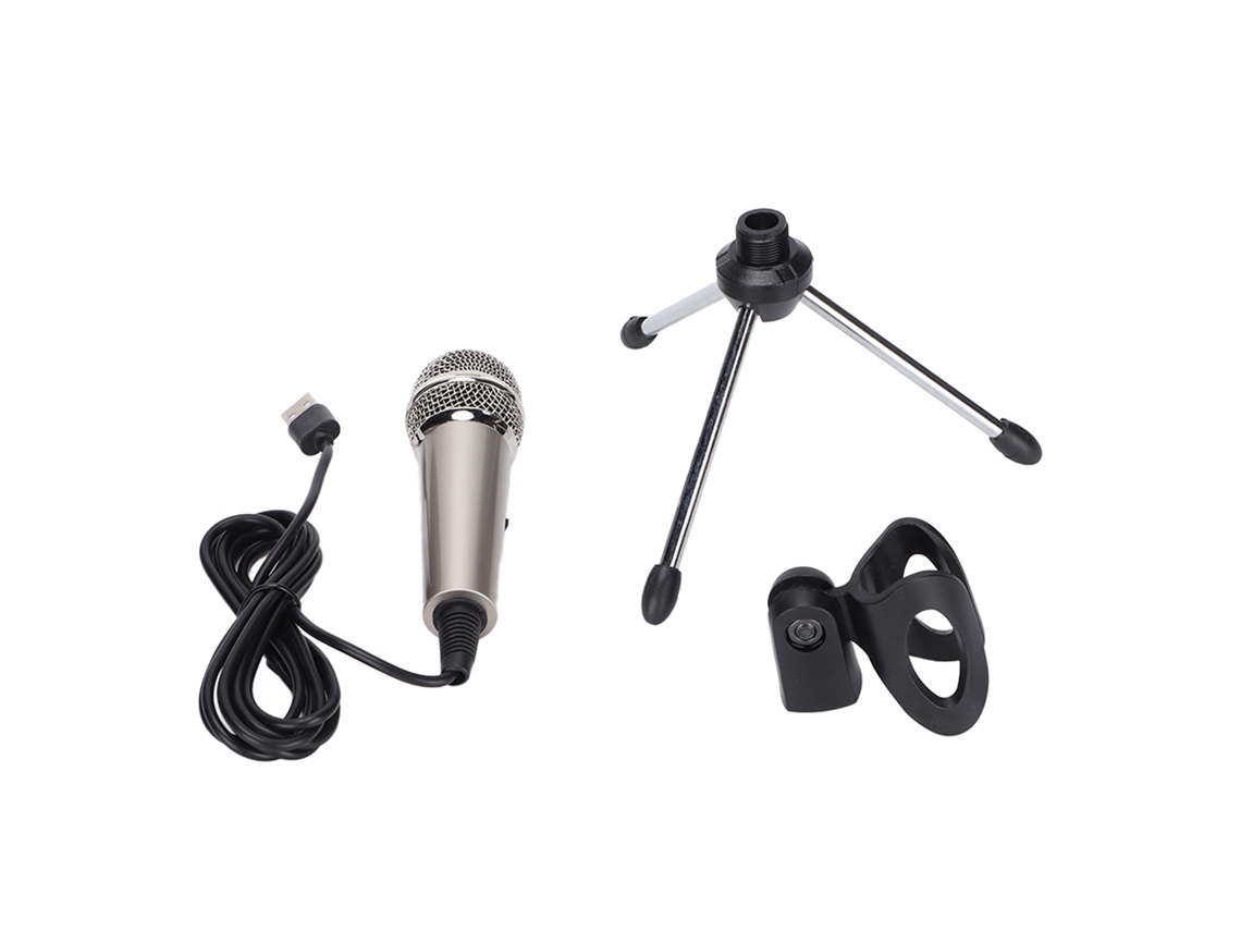 Kit de microfone condensador USB para gravação e transmissão ao vivo EOOCOO