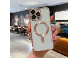 Capa Para Iphone 17 Air Com Revestimento Eletroplástico Magnético E Macia.