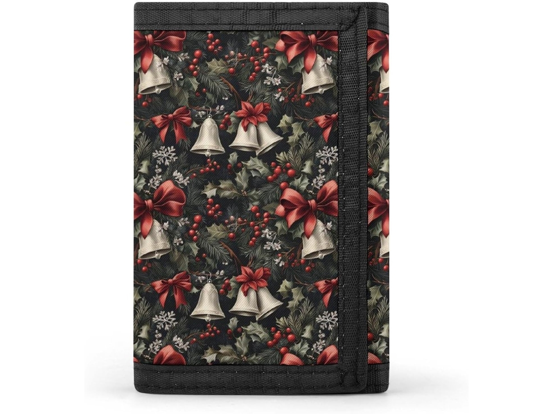 Carteira Masculina Dobrável com Compartimentos para Crédito para Viagens e Escritório | S/MARCA