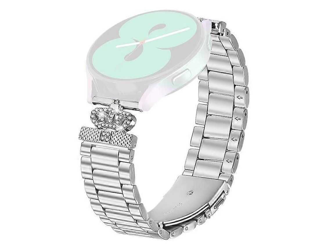 Pulseira de Aço GOKOCO para Relógio Syncup, decorada com strass