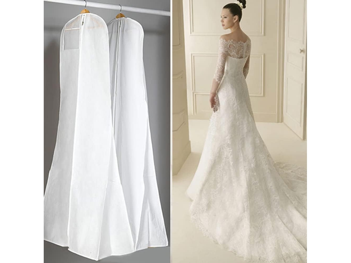 Vestido de Noiva de 180cm GOKOCO com capa protetora