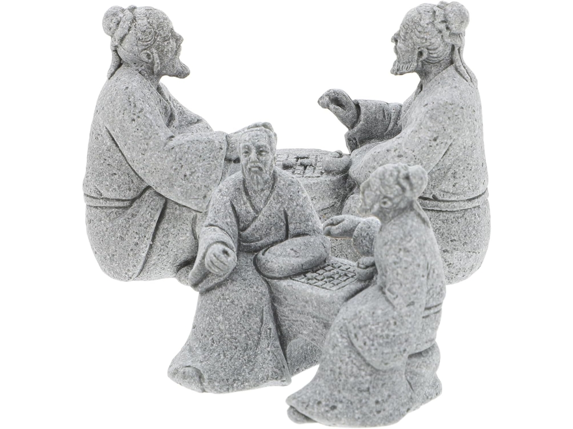 Peças Estátua De Jardim Zen Decoração De Bonsai Para Casa E Adorno Acessórios De Decoração Zen Para