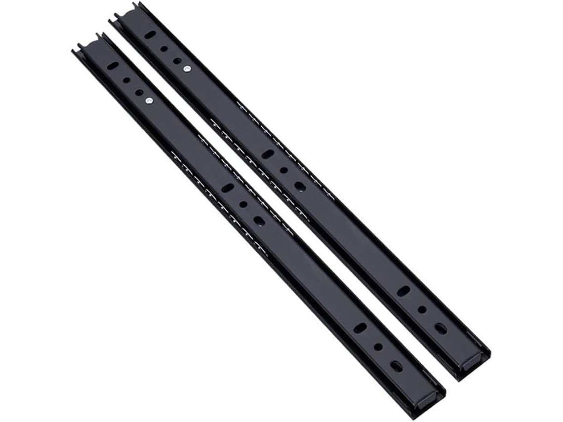 Corrediças De Gaveta Com Extensão Total, Trilhos Guia Deslizantes, Trilhos De Substituição, 2 Peças 45, 7cm
