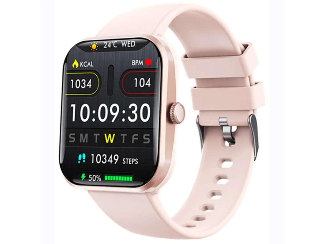 Smartwatch com monitoramento de frequência cardíaca, pressão arterial e temperatura, envio de notificações e medição de açúcar não invasiva Bestvite