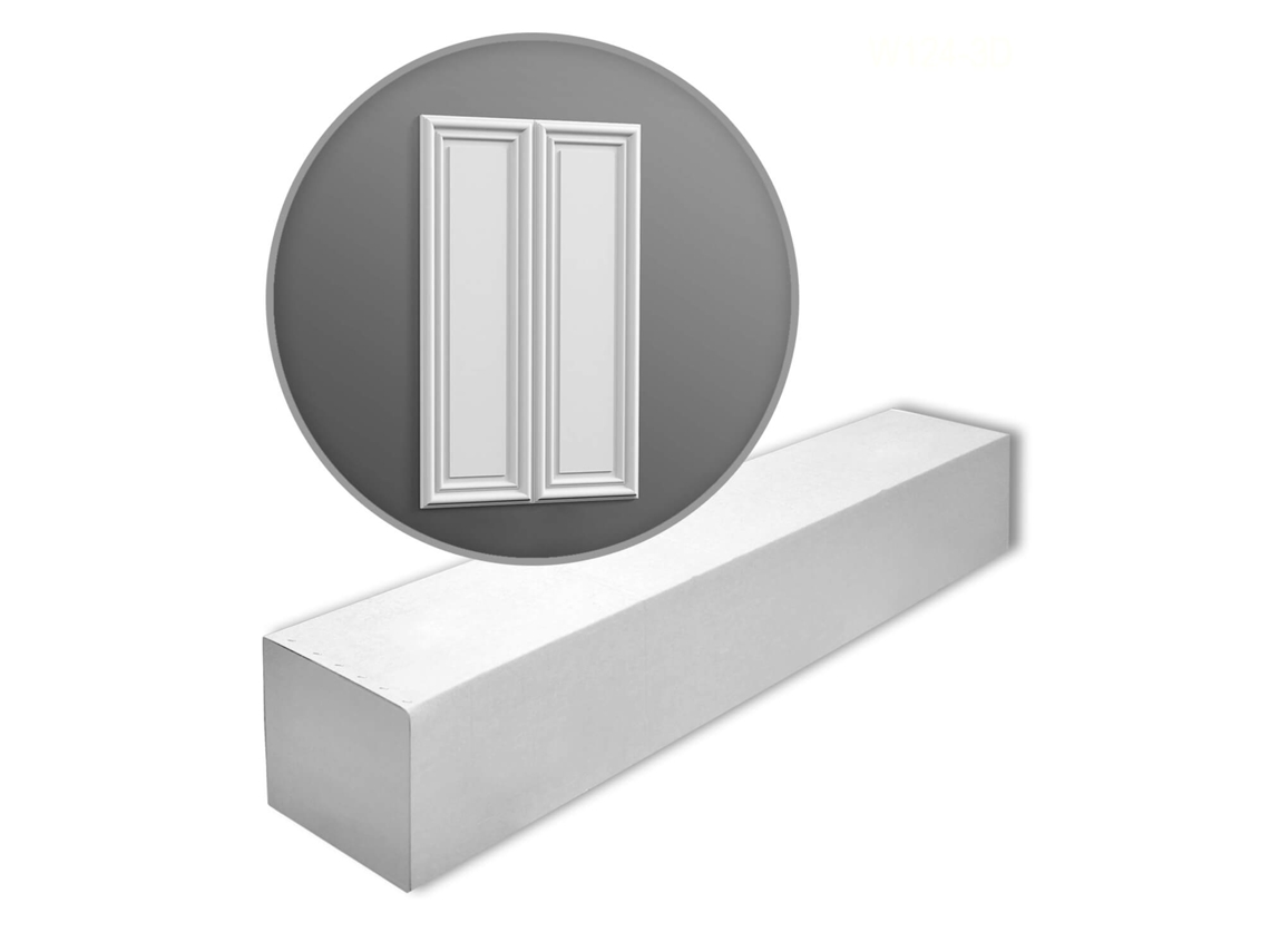 Orac Decor W124 Box Burlington Painéis de parede 3D, 1 caixa com 3 painéis | 2,4 m²