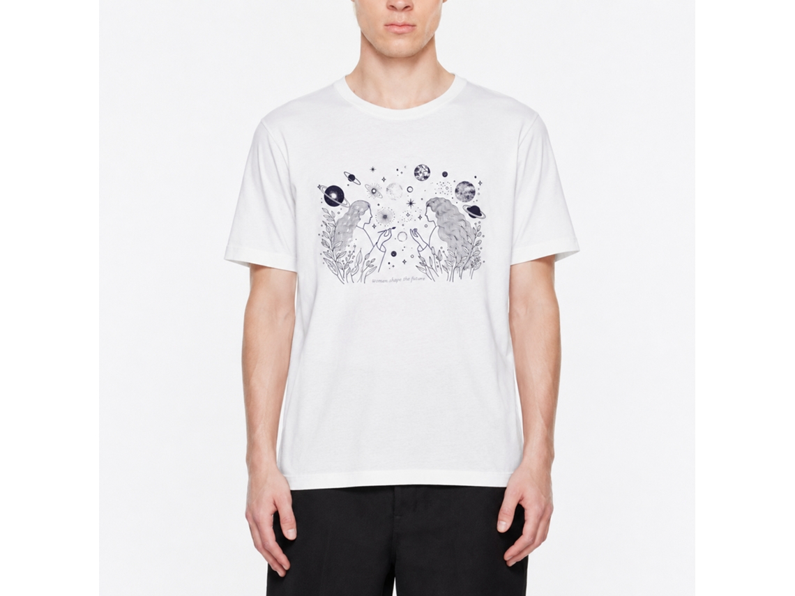 Rockinstone Women Shape The Future Pearl Cat Studio T-shirt Unique Designer Style