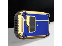 Capa Protetora Eagle Electroplated Para Fones De Ouvido Sem Fio Airpods Pro Com Gancho.
