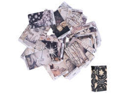 Mali cartas de Tarot de Papel Laminado para Iniciantes Jogo de Tabuleiro Divinação Brinquedo Interativo