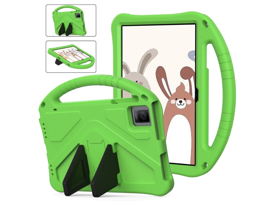 Capa Eva Anti‑choque Halinuia Com Suporte, Cor Verde Para Tcl Tab 10 Gen2 10.36 2023
