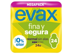 Pensos Higiénicos Fina e Segura Normal EVAX emb. 24 un