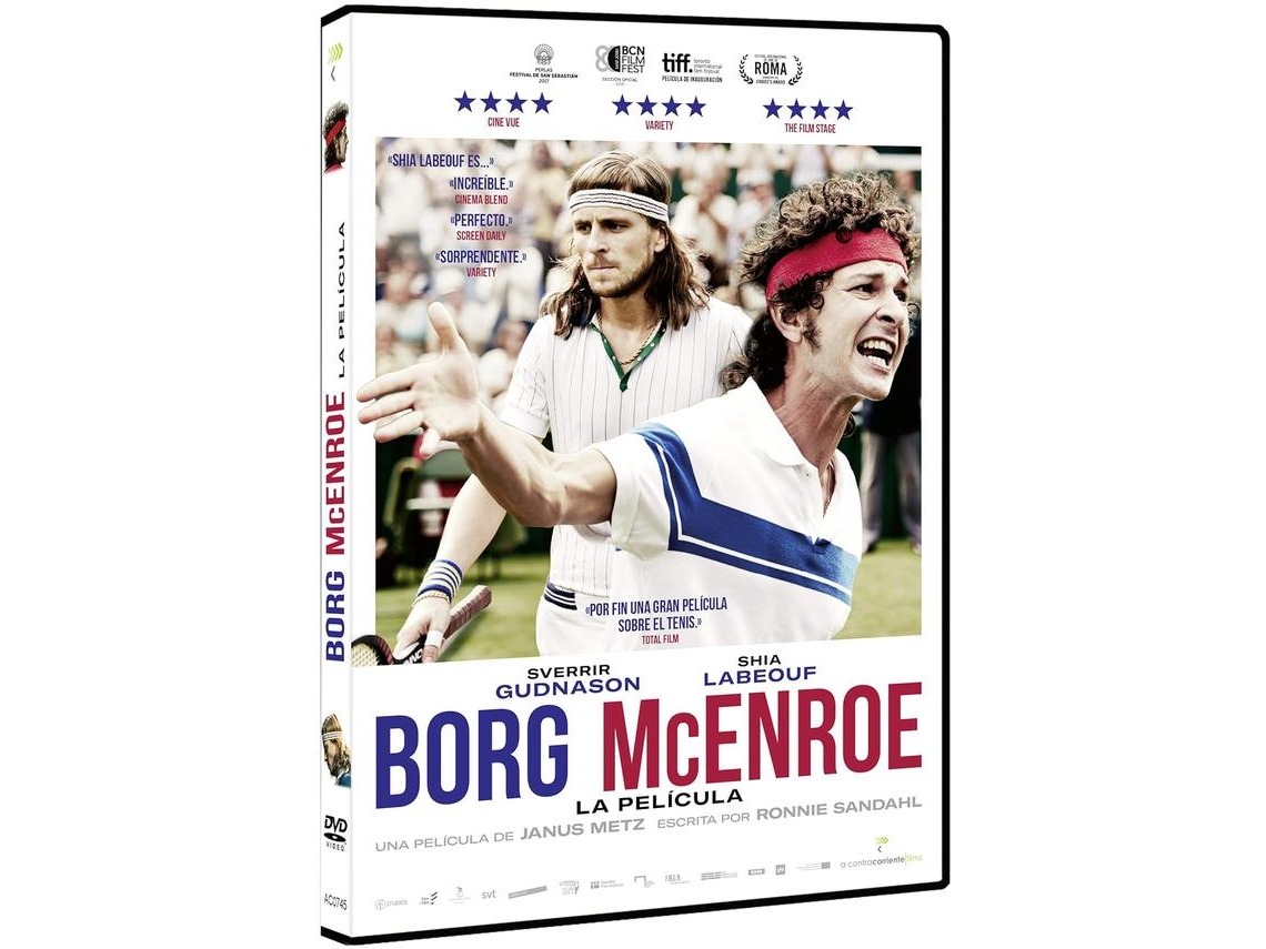 DVD Borg McEnroe (2017) /Borg Mcenroe. La Película (Edição em Espanhol)