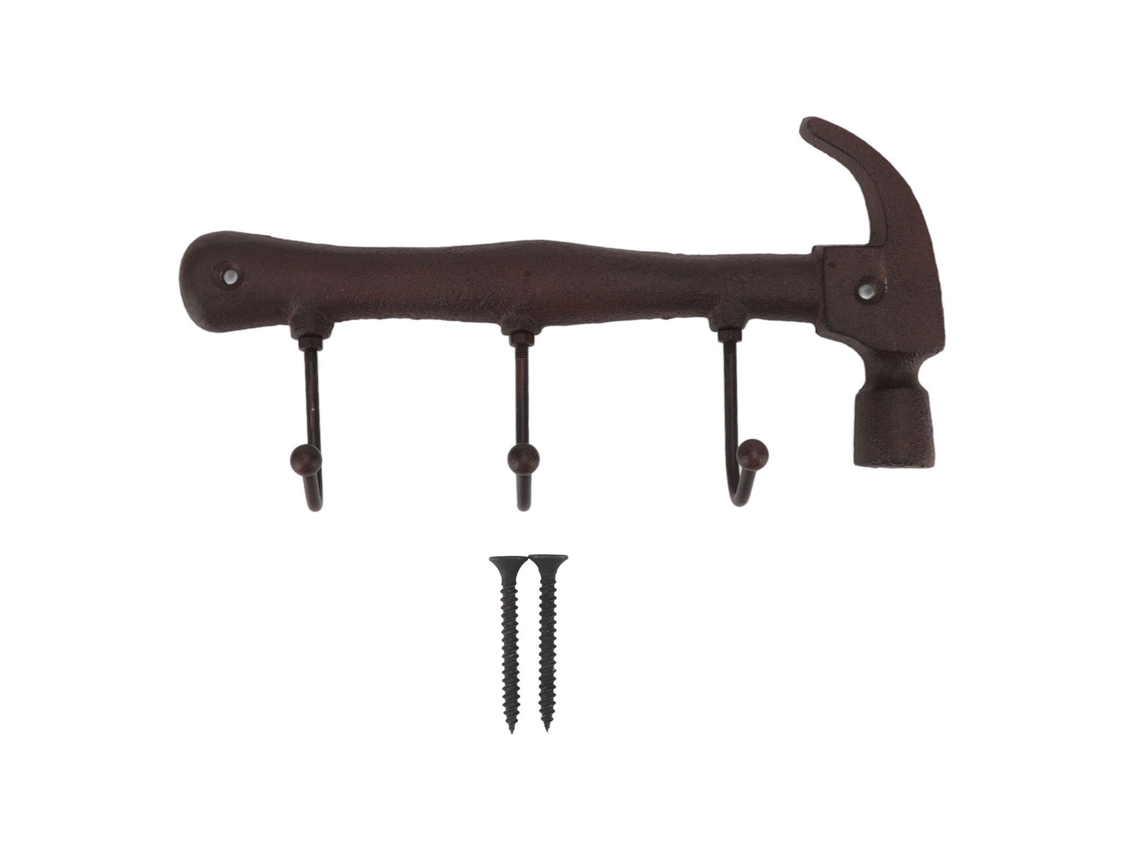 Gancho de ferro fundido (estilo industrial americano, decoração de parede)